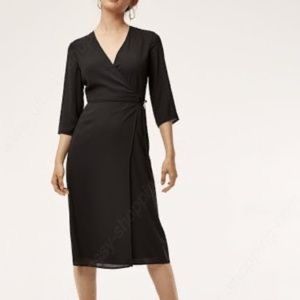Aritzia Babaton Theo wrap dress NWT